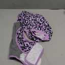 Kuoser Dog Recovery Suit for Dogs After Surgery, Professional Surgical Onesie for Female Male Dogs Spay Neuter, Soft Dog Surgery Suit Bodysuit for Abdominal Wounds Skin Disease, Purple Leopard M (Medium (Back: 13.4" - 16.1"; Weight: 14 - 25LB)