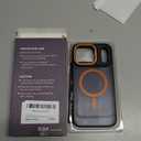 Magnetic 3 in 1 for iPhone 17 Pro Max Case, [Omni-Directional Protection] with 1x Screen Protector + 1x Camera Cover, [Seamless Work with Magsafe] Protective Case for iPhone 17 Pro Max Cosmic Orange