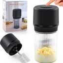IFOLO Electric Butter Churn One-Touch Butter Maker in 510 Mins, 34oz Glass Jar with High-Speed Brushless Motor, High-Speed Mixing for Creamy Results