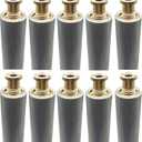 Poolzilla 10 Pack 18 Aluminum Tube with Brass Anchor for Pool Safety Cover Installation, Anchor Installation for Loose Ground or with Pavers, Extra Long