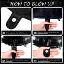 2 x Halloween Balloons Decorations, Red Boo Letter, Devil, Spider Foil Balloon for Halloween Party Decorations (Red)