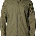 Columbia Mens Glennaker Lake II Rain Jacket (X-Large, Stone Green)