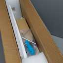 FLEXISPOT H7 Adjustable Overbed Bedside Table with Wheels Pneumatic Mobile Standing Desk Laptop Desk Rolling Computer Cart Movable Overbed Table Hospital Home Use(27.6" W x 15.7" D, White) (Small)