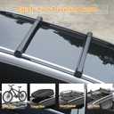260lb Loading Heavy Duty Roof Rack Crossbars fit for Kia Telluride X-PRO X-LINE 2023-2025 with Lockable Anti-Theft Mechanism Matte Black Finishing (Not for LX EX S SX SX-P) Sold as 1 Pair