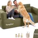 SUNNYFEEL Inflatable Couch for Camping with Built-in Pump - 2-3 Person, X-Large