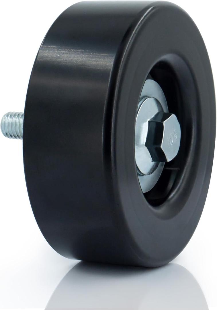 Belt Idler Pulley, 36299, 12555609, 12669569 Belt Pulley Compatible with Select Buick, Chevrolet, GMC, Hummer, etc Models. Automotive Replacement Idler Pulley by KeeRoarin (with Bolt)