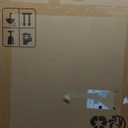 CULER Round Mirror 36 Inch, Wood Rustic Bathroom Tempered Wall Mirror with Walnut Frame, Farmhouse Wooden Vanity Circle Mirrors for Living Room, Entryway or Bedroom (Dark Brown)