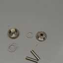 Coin Ring Puncher & Spacer Set | Golden Punch Metal Hole Jewelry Making Tools | 4 Punches Ring Making Tool | Self Centering Punches Set | Coin Punch Kit Made in USA - 1.60 Pound