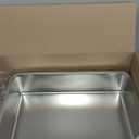 Stainless Steel Litter Box, XXXL Extra Large Cat Litter Boxer,Steel litterbox for Big Cat,Multiple Cats,Easy to Clean,Non Stick and No Smell,28x20x6inch (XXXL:27.55x19.68x6inch)