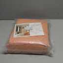 AMWAN Peach Pink Color Duvet Cover Twin Solid Orange Bedding Set 100% Knitted Cotton Comforter Cover Solid Color Duvet Cover Hotel Quality Luxury Bedding Set 1 Duvet Cover with 2 Pillowcases (Twin(68"x86"))