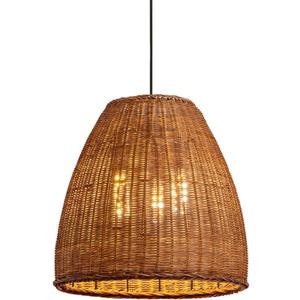 Farmhouse Rattan Pendant Lights16.6 3-Lights Boho Hand Woven Wicker Dining Room Light Hanging Chandelier Lighting Fixtures for Living Room Bedroom Kitchen Sink Restaurant Entryway Foyer, 16.6IN