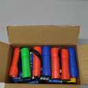 Whaply Small Mini Flashlights Pack of 30, Assorted Colors,New Type Cob Light,With Battery