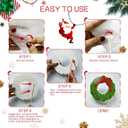 LEVSUPTY 44Pcs Christmas Party Photo Booth with Stick Props Kit for Adults Kids for Christmas Theme Party Favors Decorations Decor Supplies,Funny Xmas Selfie Props