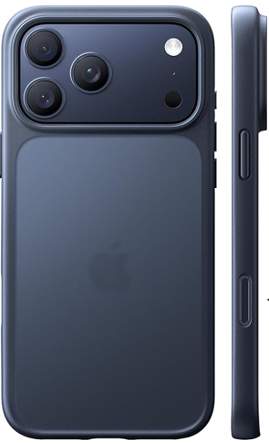 TORRAS for iPhone 17 Pro Case, Beyond Military-Grade Protection, Camera Control Button, DIY Buttons, Translucent Matte Slim Thin Shockproof Hard Back Anti-Scratch case for iPhone 17 Pro, Black
