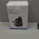 Coffee Machine, 3.5 Bar Espresso & Cappuccino Machine with Steam Wand, Compact Design Coffee Maker for Latte, Safety Lock & Tritan Cups, 800w, Black