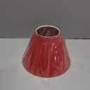 Aspen Creative 58729A Transitional Hardback Empire Shape UNO Construction Lamp Shade in Imperial Red, 4" Top x 9" Bottom x 6-1/2" Slant Height, Slip UNO 33mm