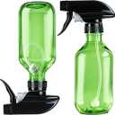 2 Pack 360 10oz Spray Bottles with Adjustable Spray Nozzles Green | 360 Inverted Spray Nozzle, Gravity Ball Designed for Cleaning Crack & Crevice, Leak-proof and Pressure-Resistant Design