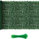 Artificial Ivy Privacy Fence Screen, 240x40 inch Dense Leaf Green Ivy Wall Panel, Super Privacy Greenery Backdrop Faux Ivy Greenery for Patio, Balcony, Garden, Backyard Indoor Outdoor Decor