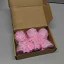 6 Pack Pink Balloon Weights Metallic Holder Anchors Balloon Holder Weights for for Birthday 2025 Graduation Party Christmas Wedding Celebration Decoration (Pink)