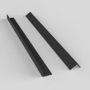 Astomi Window Blind Light Blocker, Black, 3"W x 72"H