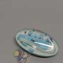 Fansidi Baby Nail Trimmer Electric, Easy & Safe Nail File for Newborn Infant Toddler, Whisper-Quiet Nighttime Use, 4-Stage Age-Matched Grinding Heads, LED Light, 18-Piece Kit, Blue, Baby Shower Gift