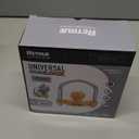 RETRUE Universal Coupler Lock Trailer Locks Ball Hitch Trailer Hitch Lock Adjustable Security Heavy-Duty Steel Fits 1-7/8 Inch, 2 Inch, 2-5/16 Inch Couplers, Bright Yellow, Light Weight