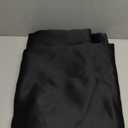 Black Blackout Curtains 90 Inch Length 2 Panels Set, Black Out Curtains for Bedroom 90 Inch Long, Rod Pocket Energy Saving Room Darkening Drapes for Living Room Window (W52 x L90)