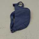 Nylon Crescent Crossbody Bag for Women Purses Trendy Men,Small Travel Sling Bag Hobo (Lake Blue), S