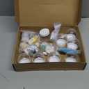 8 Sets Christmas Snow Globe Making Kit, Fake Snow and Glitter for Home DIY Craft