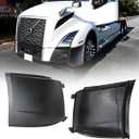 Front Corner PLASTIC Bumper pair set compatible with Volvo VNL2018-2024 Truck Series