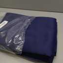 BGment Rod Pocket and Back Tab Blackout Curtains for Bedroom - Thermal Insulated Room Darkening Curtains for Living Room, 2 Window Curtain Panels (52 x 95 inch, Navy Blue)