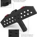 1000LBS Hitch Step with 2 inch Hitch ReceiverSafety Reflectors for RV SUV Truck Flatbed Camper
