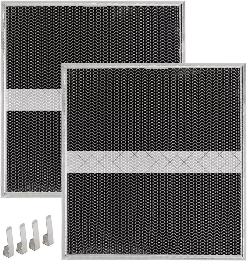 2 Pack S97020467 (HPF36) Range Hood Non-Duct Filter Kit, HPF36 Type Xd Charcoal Filter Kit for Broan Non-Ducted Range Hood, Fit For AHDA136BL, AHDA136SS, BCDF136SS, 14.62*15.88*0.18