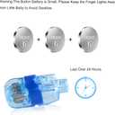 2 x Finger Lights-50Pcs Blue Finger Flashlight for Kids Party Favors Bulk, Light Up LED Finger Light for Easter Back to School Classroom Prizes Parties Trick or Treating Christmas