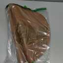 RENMTURE Faux Leather Placemats Set of 4,with 4 Cup mat,Washable, for Kitchen Dining Table,Restaurant,Coffee Shop (Walnut Brown, Round)