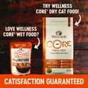 Wellness CORE Tiny Tasters Pate Adult Wet Cat Food, Natural, Protein-Rich, Grain Free, 1.75-Ounce Pouch, 12 Pack, (Seafood Variety Pack) (EXP 05/21/24)