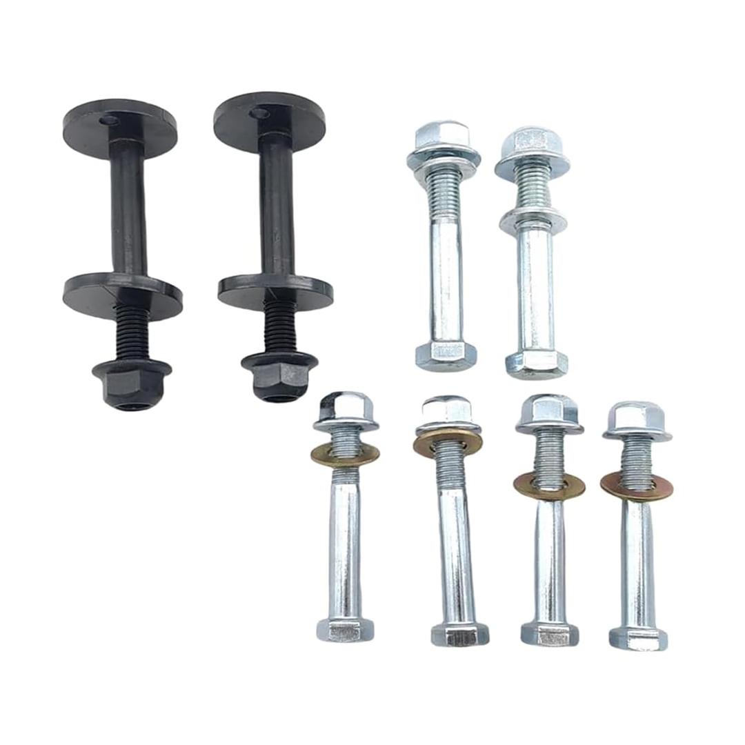 Front Control Arms Cam Bolts Fit for Dodge Ram 1500 (2000-2001) & 2500/3500 (2000-2002), M12x1.75 Zinc Steel Cam Bolts with Washers and Nuts