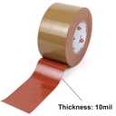 BOMEI PACK Brown Duct Tape 3 Inch Wide,Heavy Duty,Waterproof,10 Mil Inductrial Grade Duct Brown Tape 3 Inch x 55 Yards No Residue,Flexible,All Weather and Tear by Hand for Crafts & Home Improvement