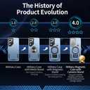 Camera Stand Case for Galaxy S24 FE, [Compatible with MagSafe][Lens Cover] 2024 Version Military Grade Protective Soft Case for Samsung Galaxy S24 FE 6.7" Men Women, Blue