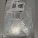 Seasonwood White Ruffle Shower Curtain Farmhouse Shower Curtain 72 X 84 inch Fabric Shower Curtains with Buttons & White Ruffles for Bathroom Bathtubs Decor Accessory