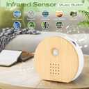 Singing Bird Box Original, White Noise Nature Sound Box with Motion Sensor Portable Birds Chirping with Timer, 9 Soothing Songs, Sound Therapy for Bathroom, Home, Baby, Adult, Travel Relaxing (0-90dB)
