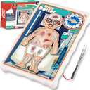 Operate Board Game for Kids Ages 3-8Fine Motor Skill Toy with VibrationEducational Hands-On Activity for Boys and GirlsInteractive Family Game for 1 or More PlayersGift for Christmas, Birthdays