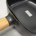 Audecook Hot Pot Electric 2L, Ceramic Glaze Non-Stick Frying Pan 8 Inch, Portable Travel Cooker for Ramen/Steak/Fried Rice/Oatmeal/Soup, with Dual Power Control (Silicone Spatula Included) (E(Black/with Steamer))