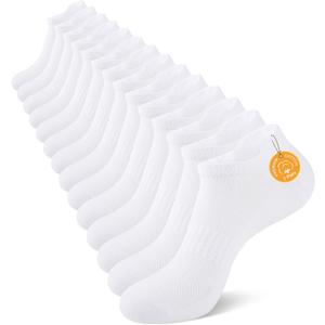 Heatuff 10  Pairs Ankle SockAs for Women Athletic Running Cotton Low Cut Sports Tab Socks, L