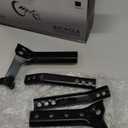 HUASION Multi-speed Kids Bike Training Wheels Fits 16", 18", 20",22", 24" Bikes, Adjustable for Variable Speeds Includes Stabilizers Kits, 1 Pair, Black