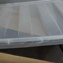 IRIS USA 68 Qt Stackable Plastic Storage Bins with Lids, 1 Pack - BPA-Free, See-Through Organizing Solution, Latches, Durable Nestable Containers, Secure Pull Handle, Made in USA - Clear