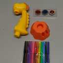 MFEESYOB Drawing Projector for Kids,Tracing and Drawing Projector with 96 Slide Cartoon Patterns and 12 Color Brushes,Smart Art Sketcher Projector for Boys and Girls Aged 3-8 Years (Yellow)