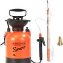 3 Liters Pressure Sprayer Lawn Yard and Garden Sprayer, with 2 Kinds of Sprinkling Modes, Spray 14 Feet