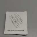 POGOLAB Wireless Microphone Transmitter Receiver 2.4Ghz, Wireless XLR Microphone System, Rechargeable Mic Adapter for Audio Mixer, Dynamic Mic, 48V Phantom Power for Condenser Mic (Black)