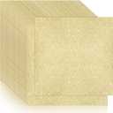 Kisston 50 Sheets 12" x 12" Glitter Cardstock Paper 300 GSM(110 lb) No-Shed Card Stock Paper Heavyweight Cardstock Glitter for Crafts Sparkly for Card Making DIY Art Projects Scrapbook(Gold)